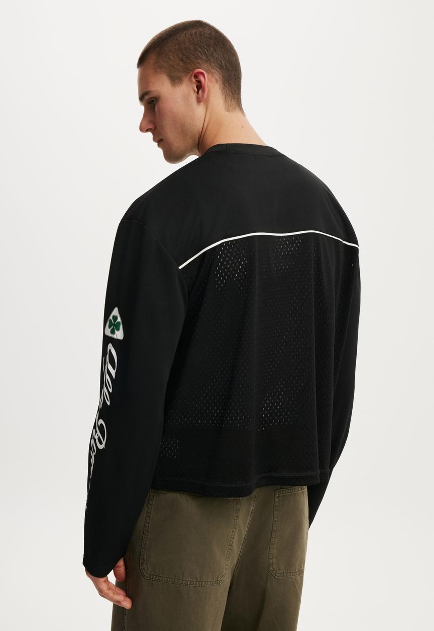 Cotton On - Ls Alfa Romeo Jersey - Lcn Alf Black / Sintesi