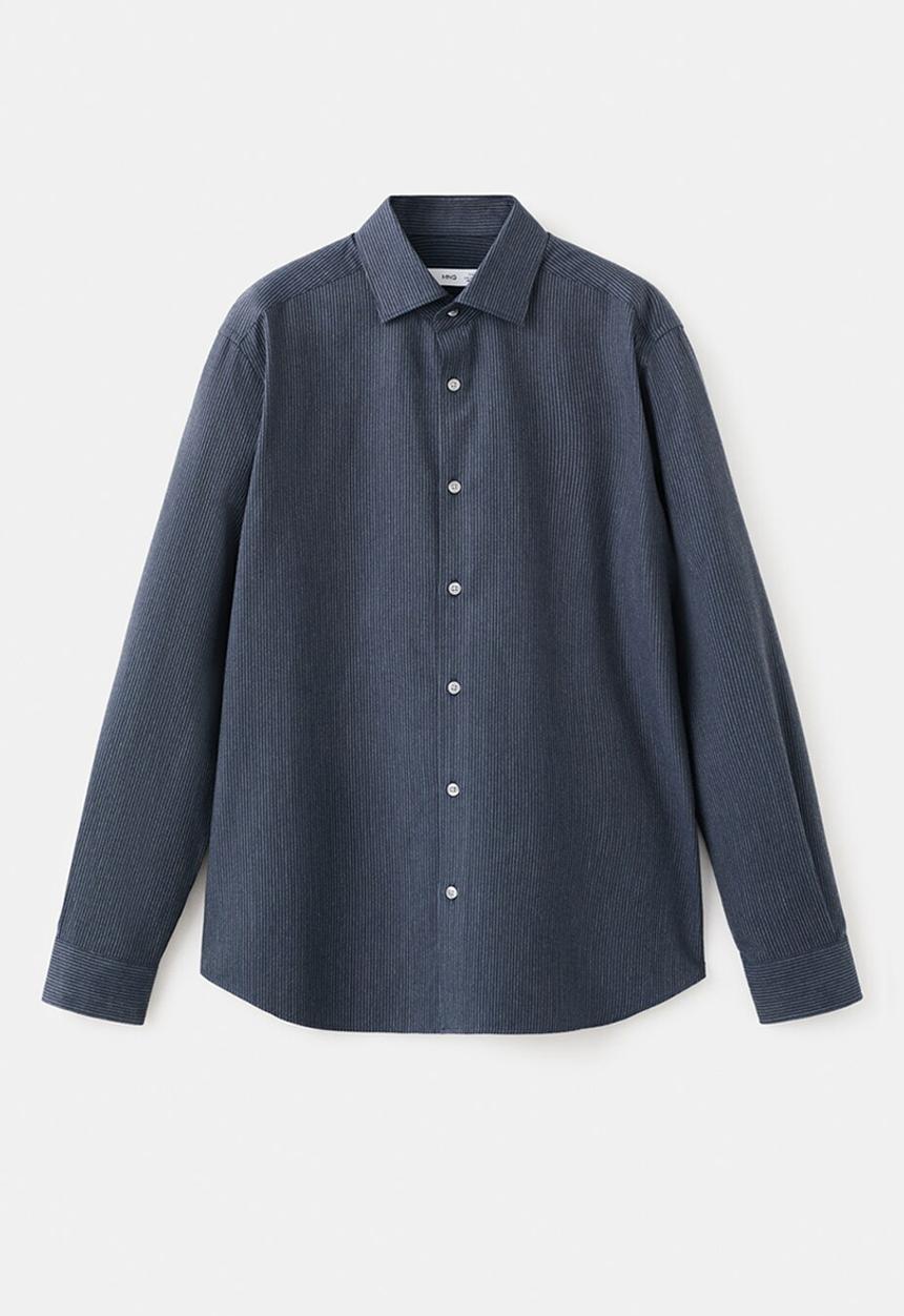 MANGO - Shirtares - Navy Blue