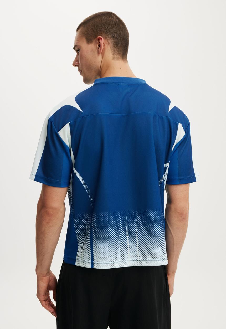 Cotton On - Alfa Romeo Football Jersey - Lcn Alf Royal Blue / Alfa Romeo - Crest Panel