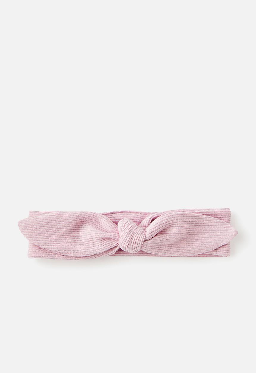 Cotton On - Organic Bow Headband - Thistle