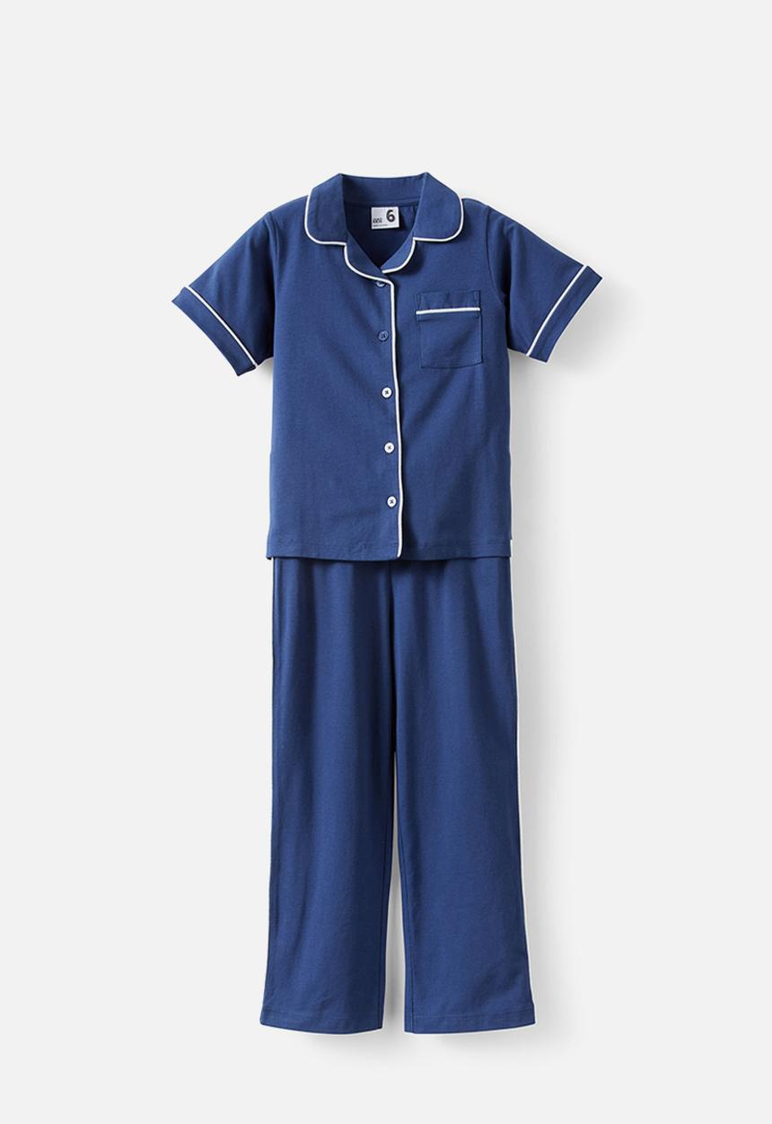 Cotton On - Purdy short long pyjama set - deep dive /vanilla