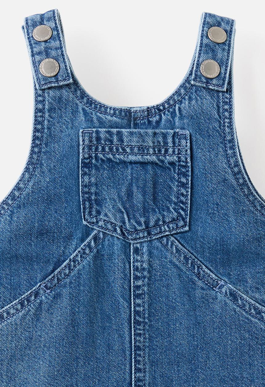 Cotton On - Aspen Denim Overall - Burleigh Blue Wash