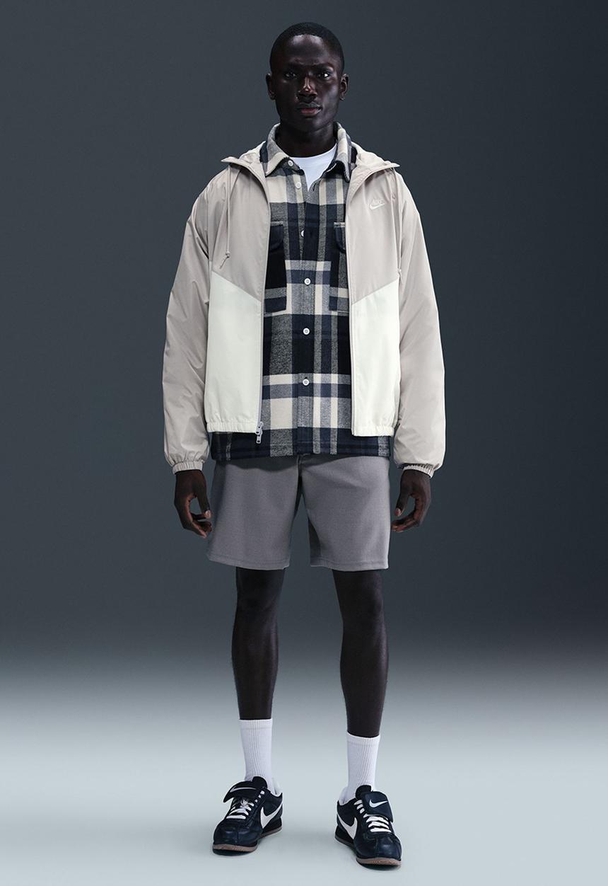 Nike - Nike Windrunner Lined Jacket - Cream/Beige