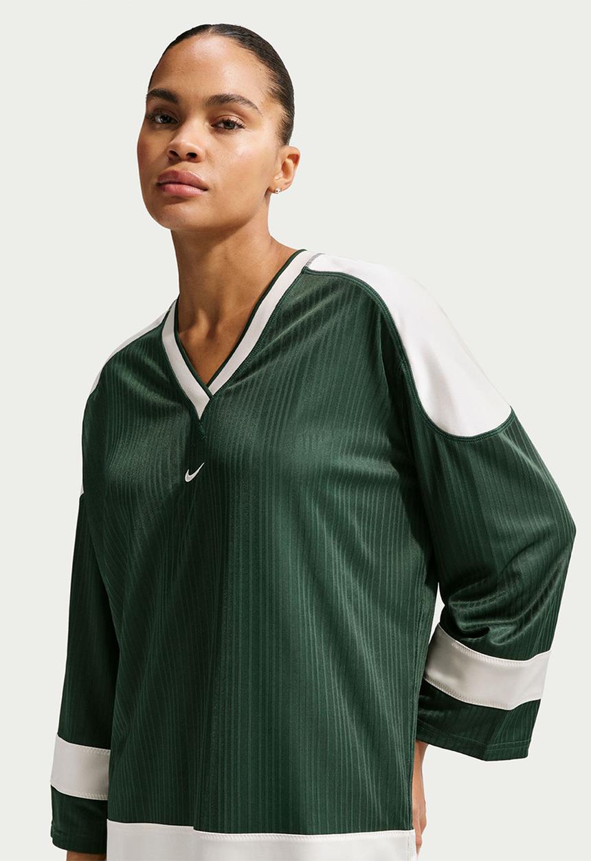 Nike - W Nsw Jersey Tunic Mod - Fir/Chalk/Chalk