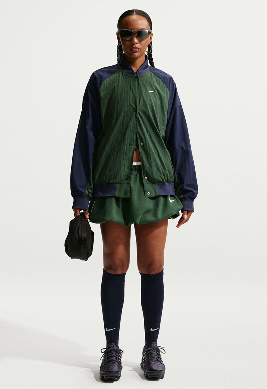 W Nsw Hbr Varsity Jkt - Fir/Midnight Navy/Midnight Navy/Chalk