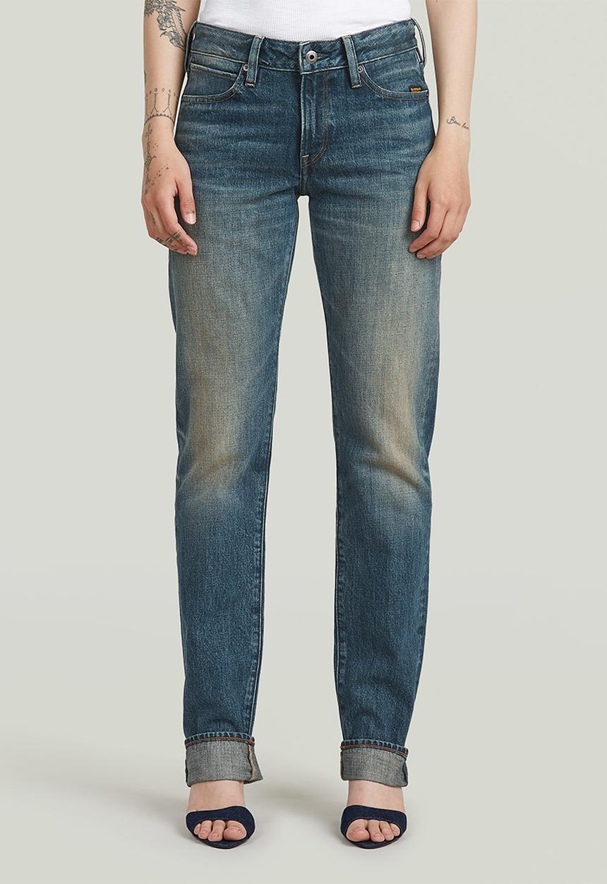 G-STAR - Lennoxx Slim Straight TU Wmn - Antique faded blueschist
