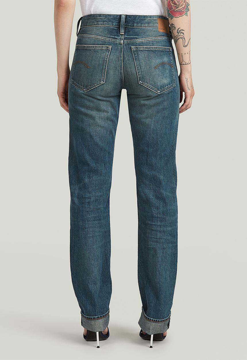 G-STAR - Lennoxx Slim Straight TU Wmn - Antique faded blueschist