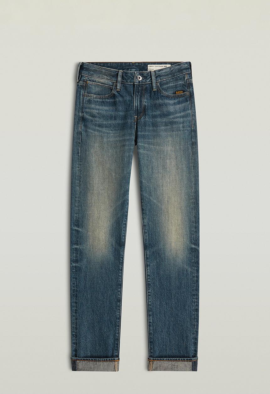G-STAR - Lennoxx Slim Straight TU Wmn - Antique faded blueschist