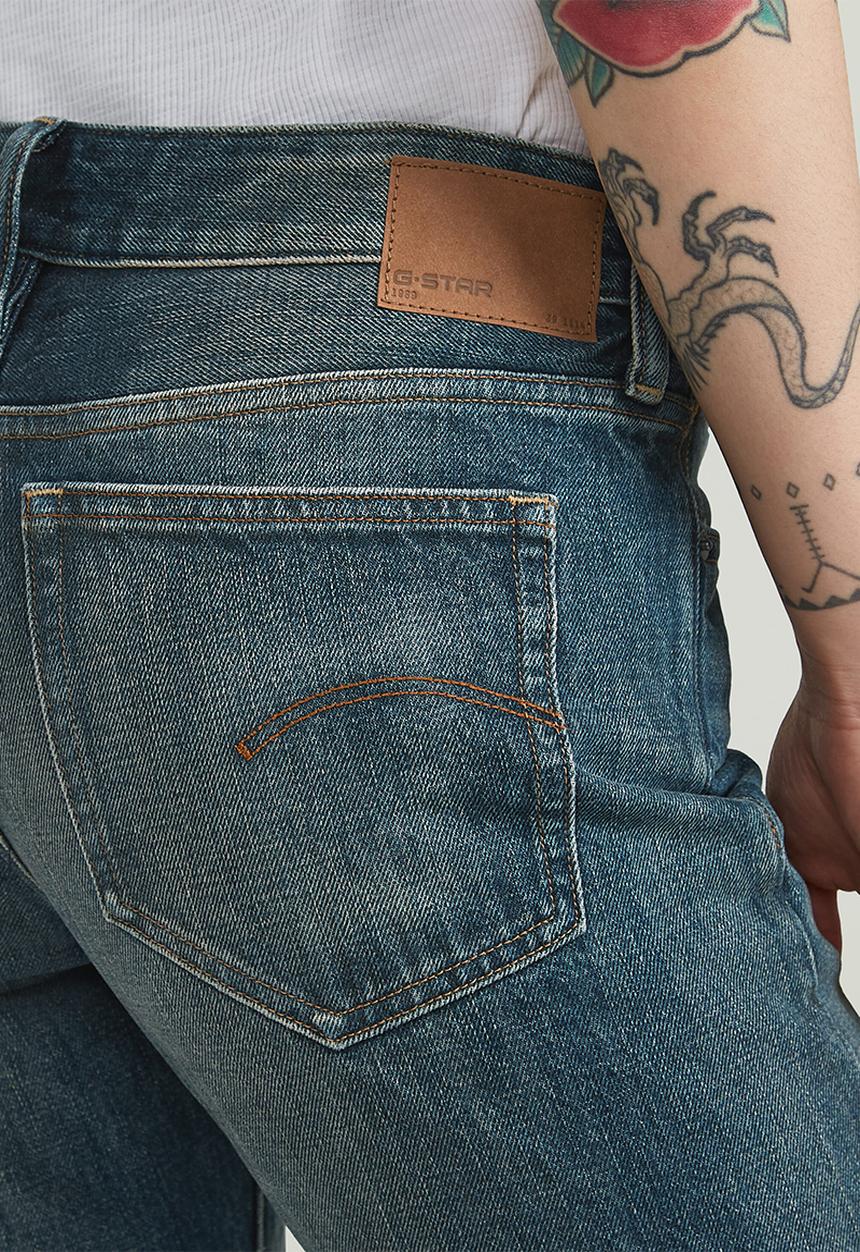 G-STAR - Lennoxx Slim Straight TU Wmn - Antique faded blueschist