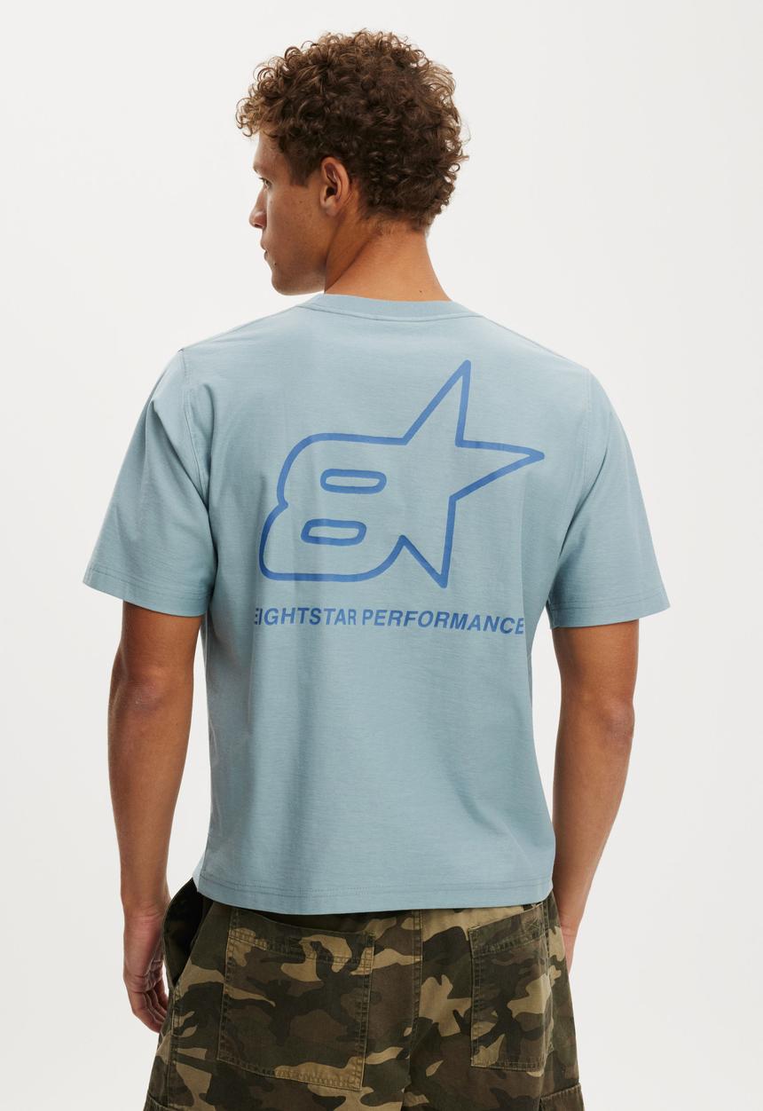 Cotton On - Cropped Fit Graphic T-shirt - Citadel/Eightstar