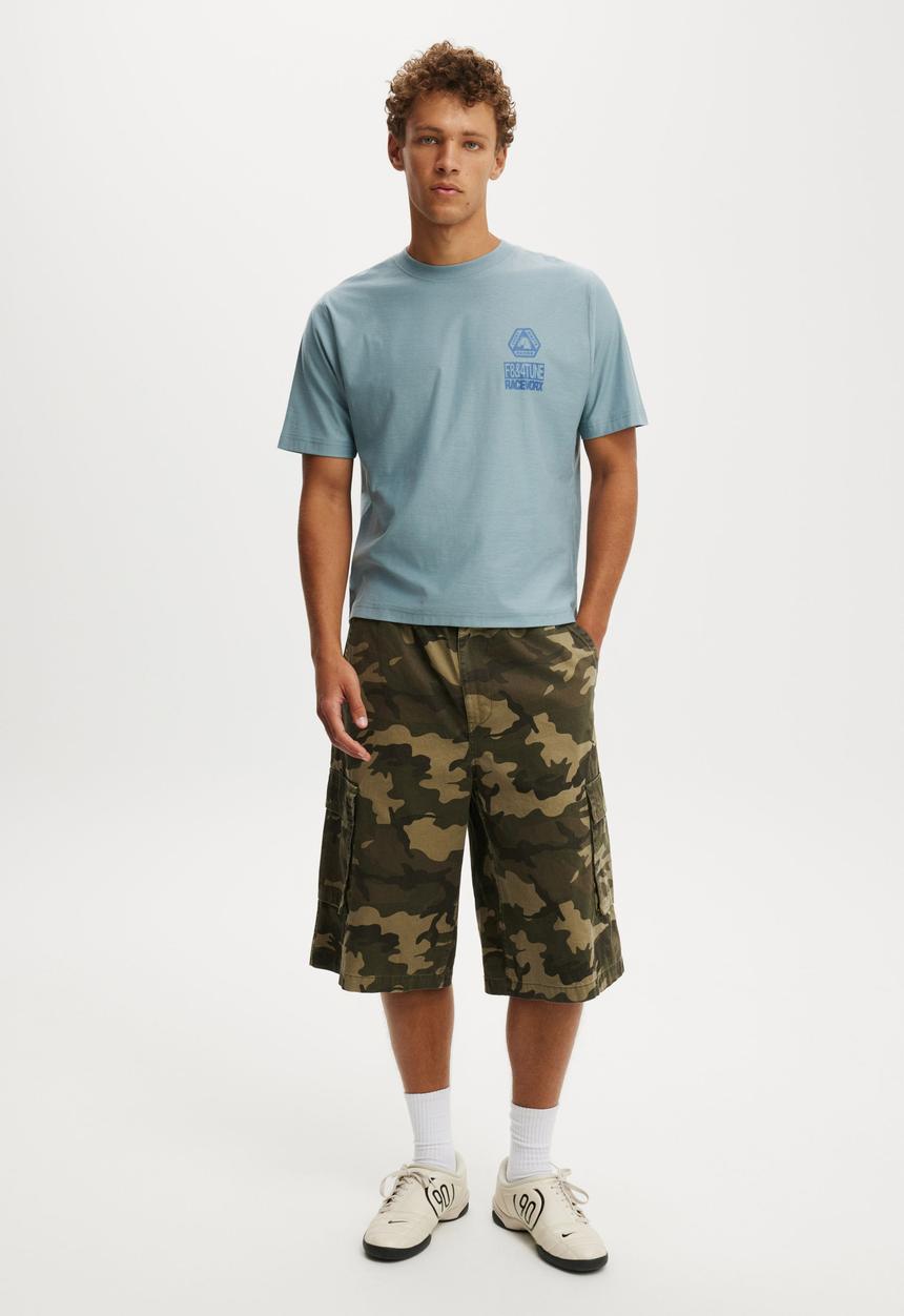 Cotton On - Cropped Fit Graphic T-shirt - Citadel/Eightstar