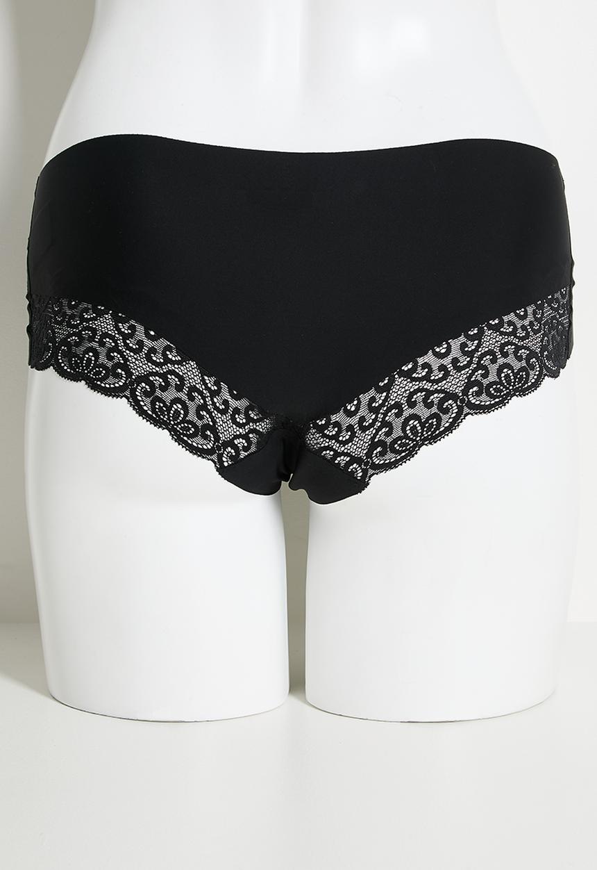 Cotton On - Party Pants Boyleg Brief 3 Pack - Black/Cream/Violet Blue