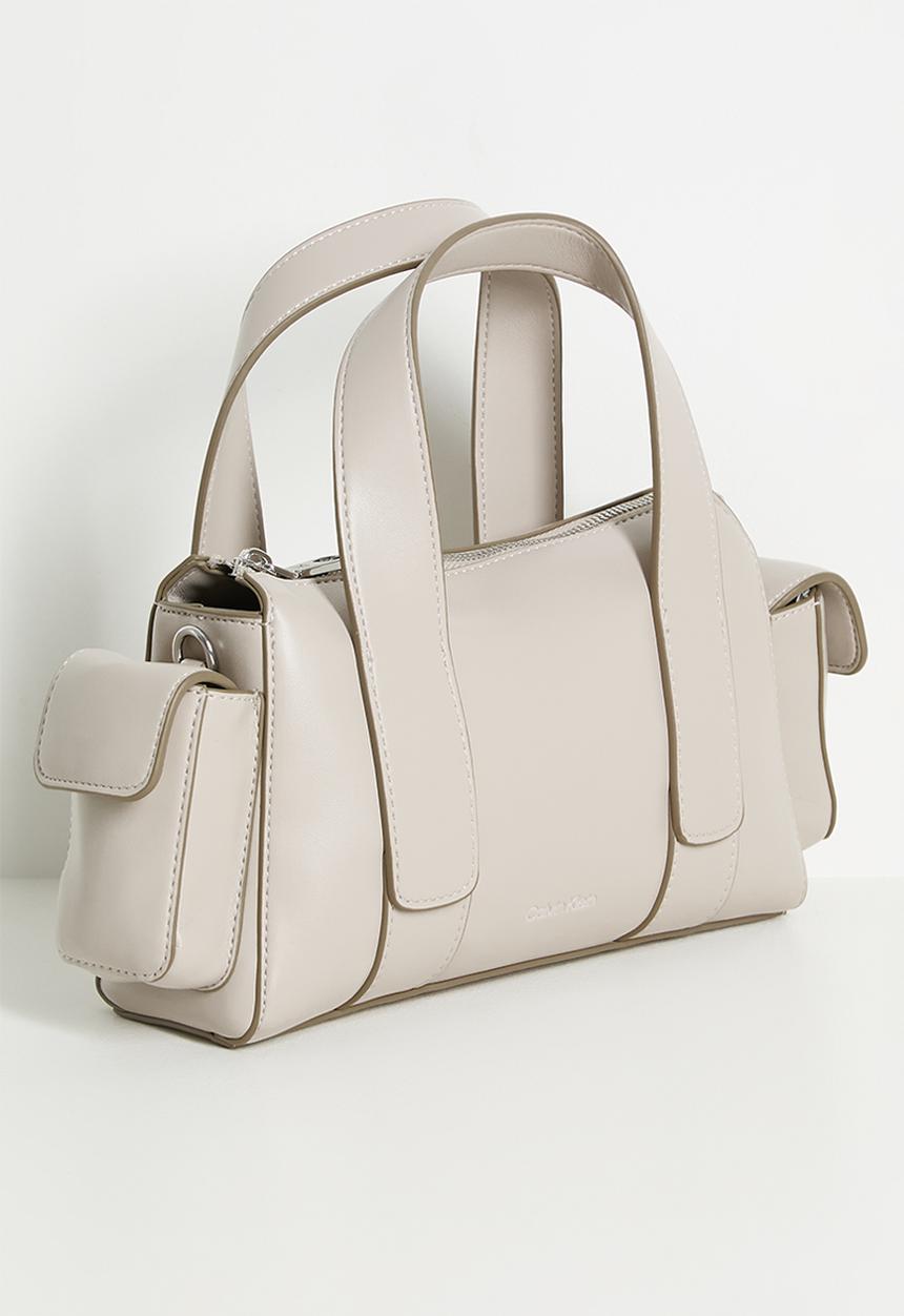 Calvin Klein - Webbing Strap Pocket 2Qo Handbag- Chateau / Old Silver