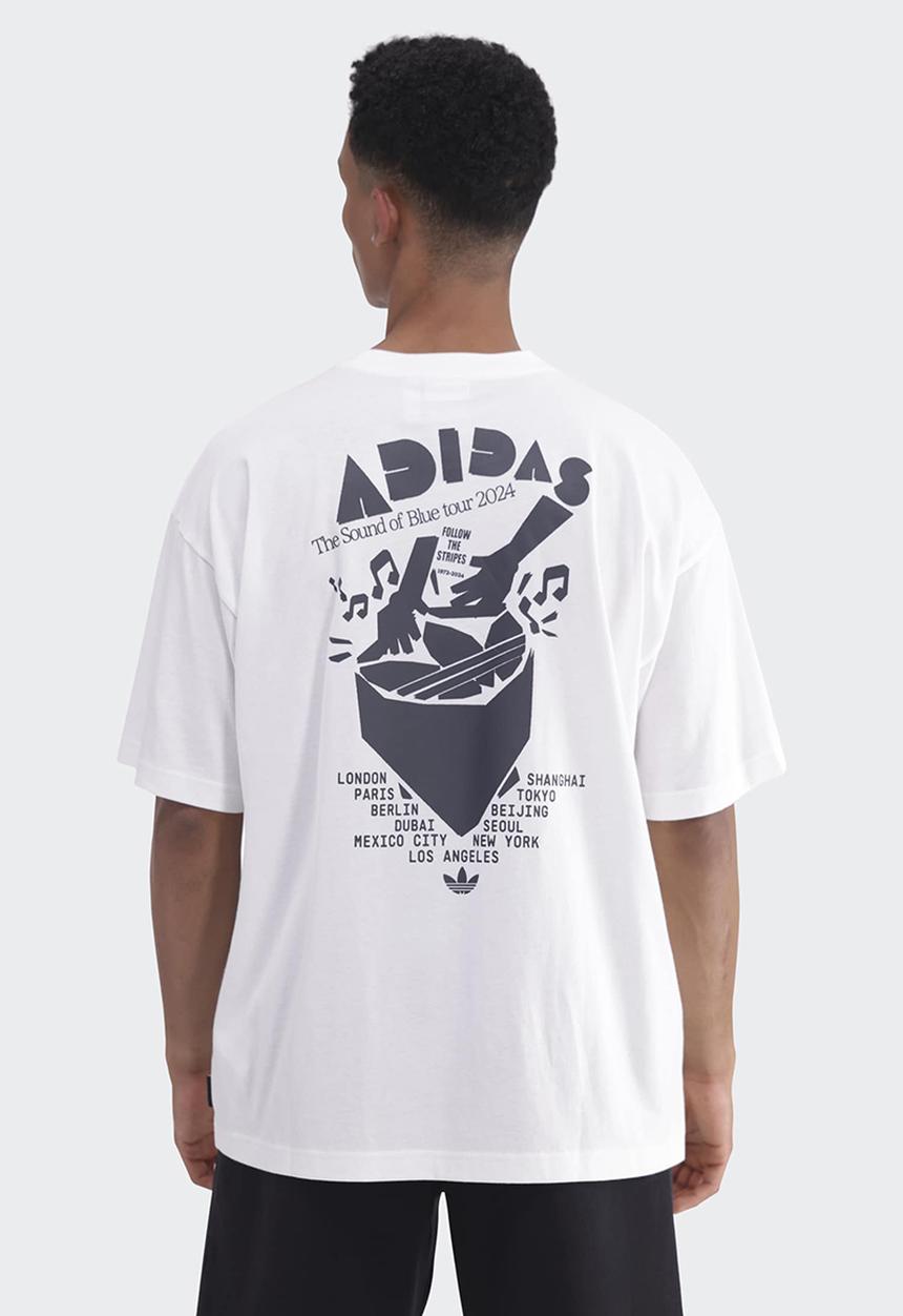 adidas Originals - JAZZ CLUB 2 Tee -WHITE