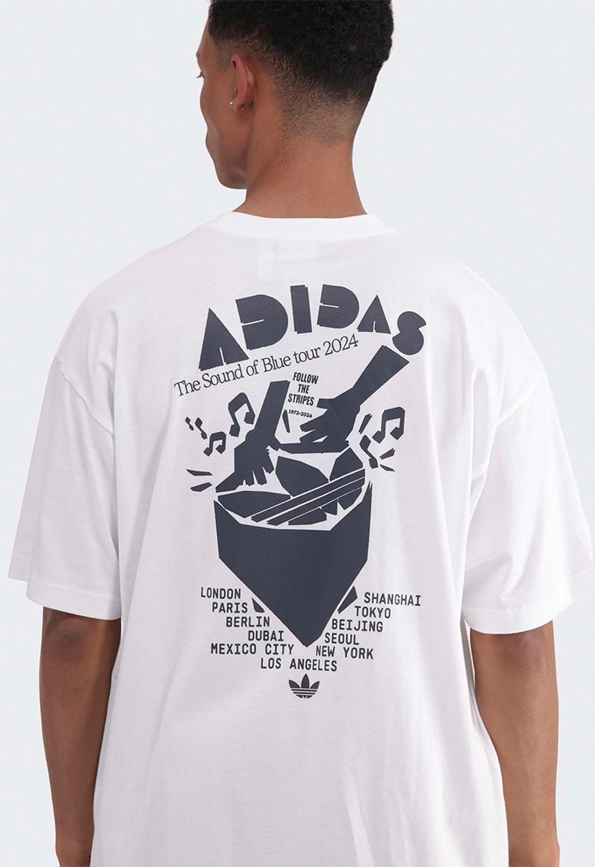 adidas Originals - JAZZ CLUB 2 Tee -WHITE