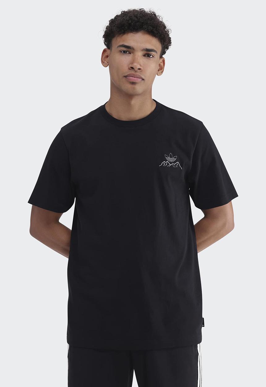 adidas Originals - WINTER RESORT MOUNTAIN Tee -  BLACK