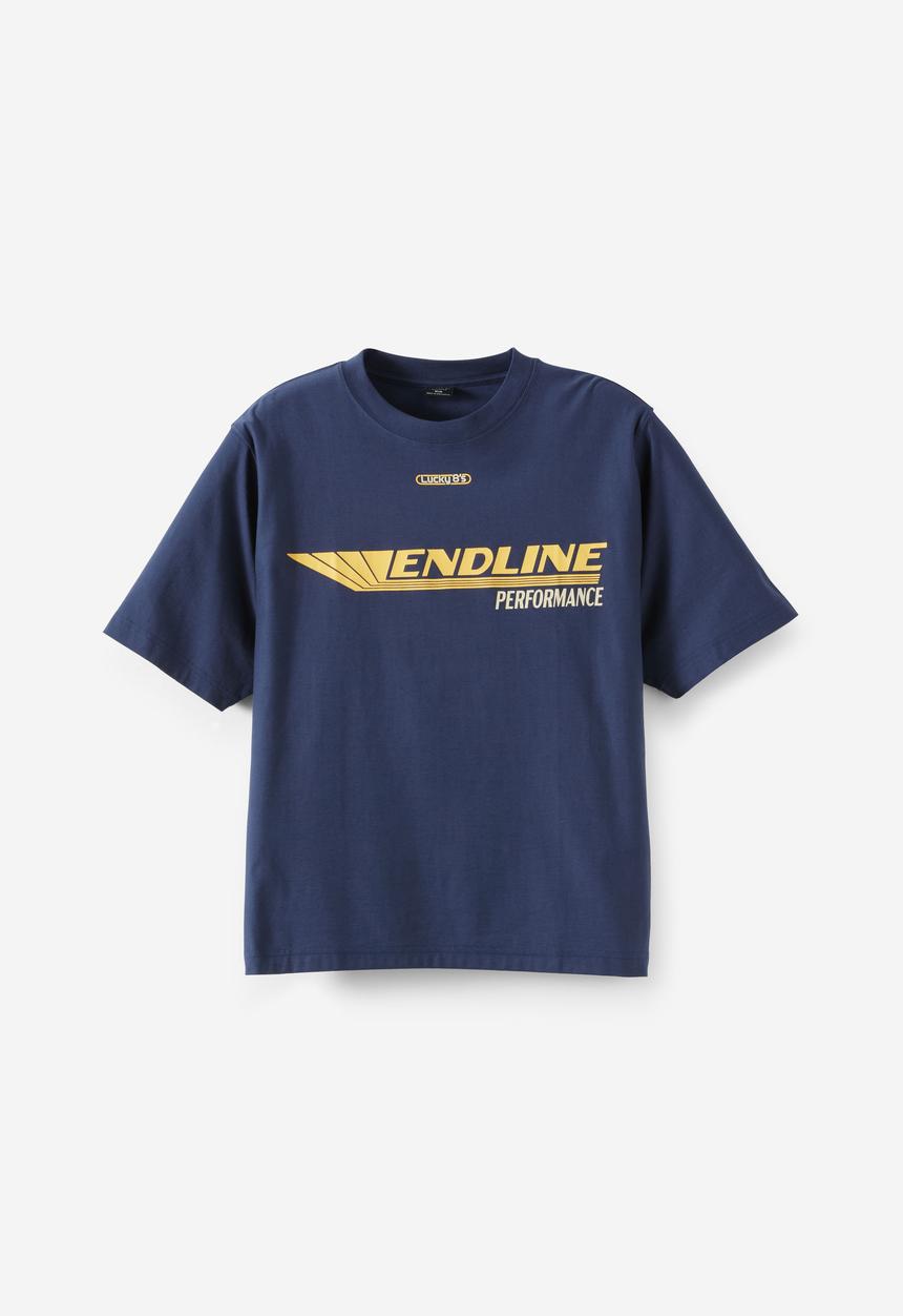 Cotton On - Cropped Fit Graphic T-shirt - Indigo/Endline