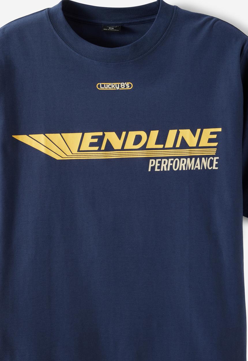 Cotton On - Cropped Fit Graphic T-shirt - Indigo/Endline