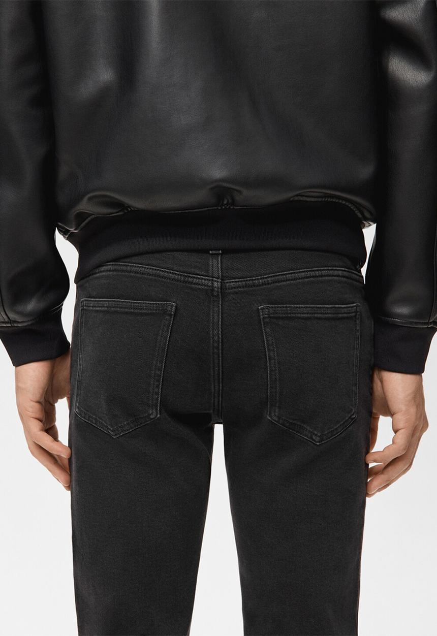 MANGO - Jeansjan - Black Denim