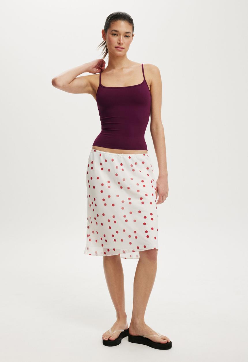 Cotton On - Hold me cami - blackberry belle