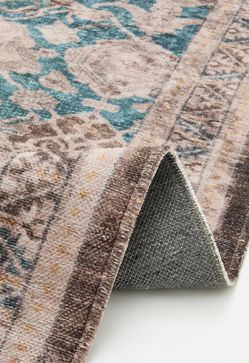 Fotakis - Eve Plush Woven Floral  Rug Rust