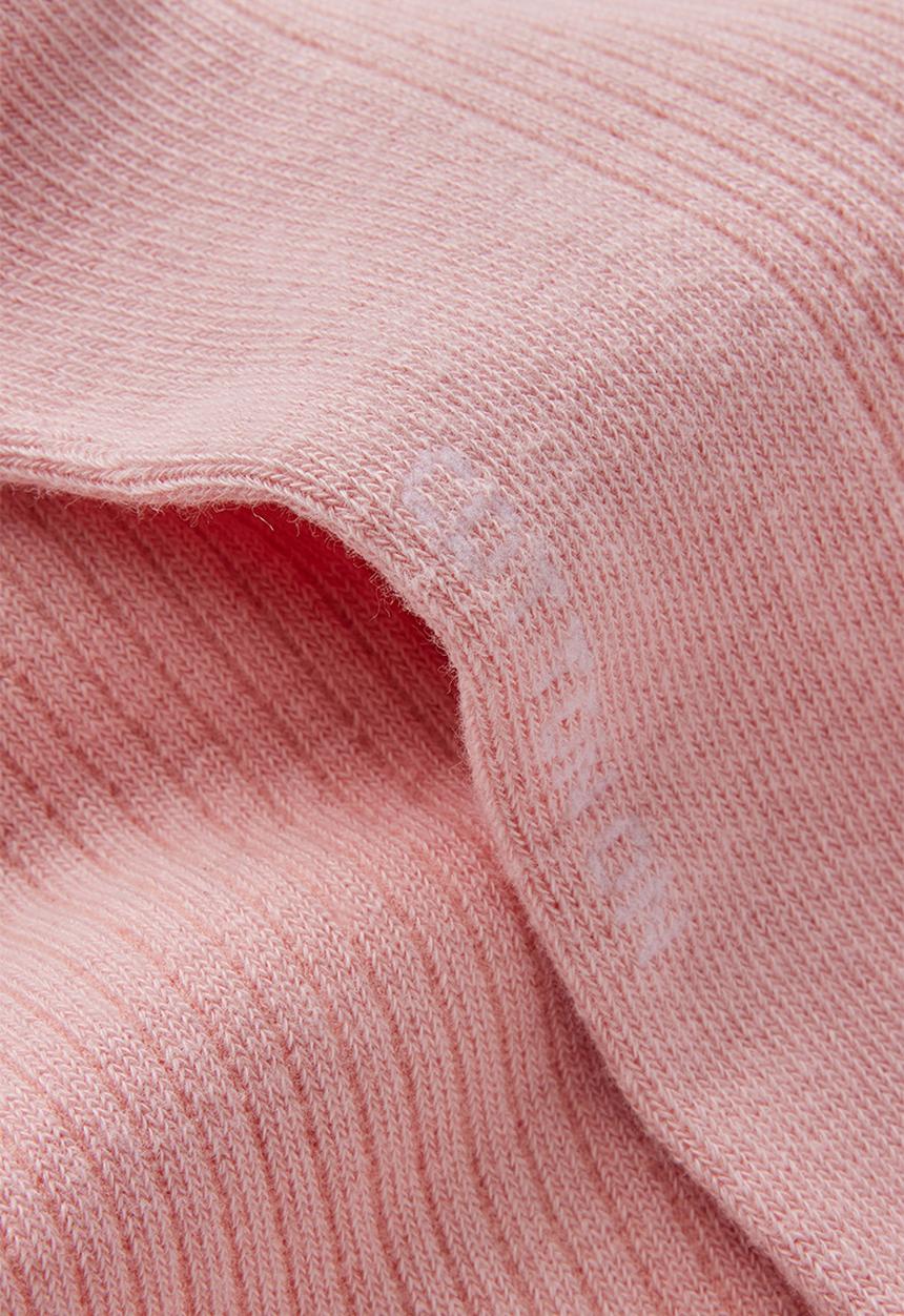 Cotton On - Rosette frill ribbed crew sock - pink