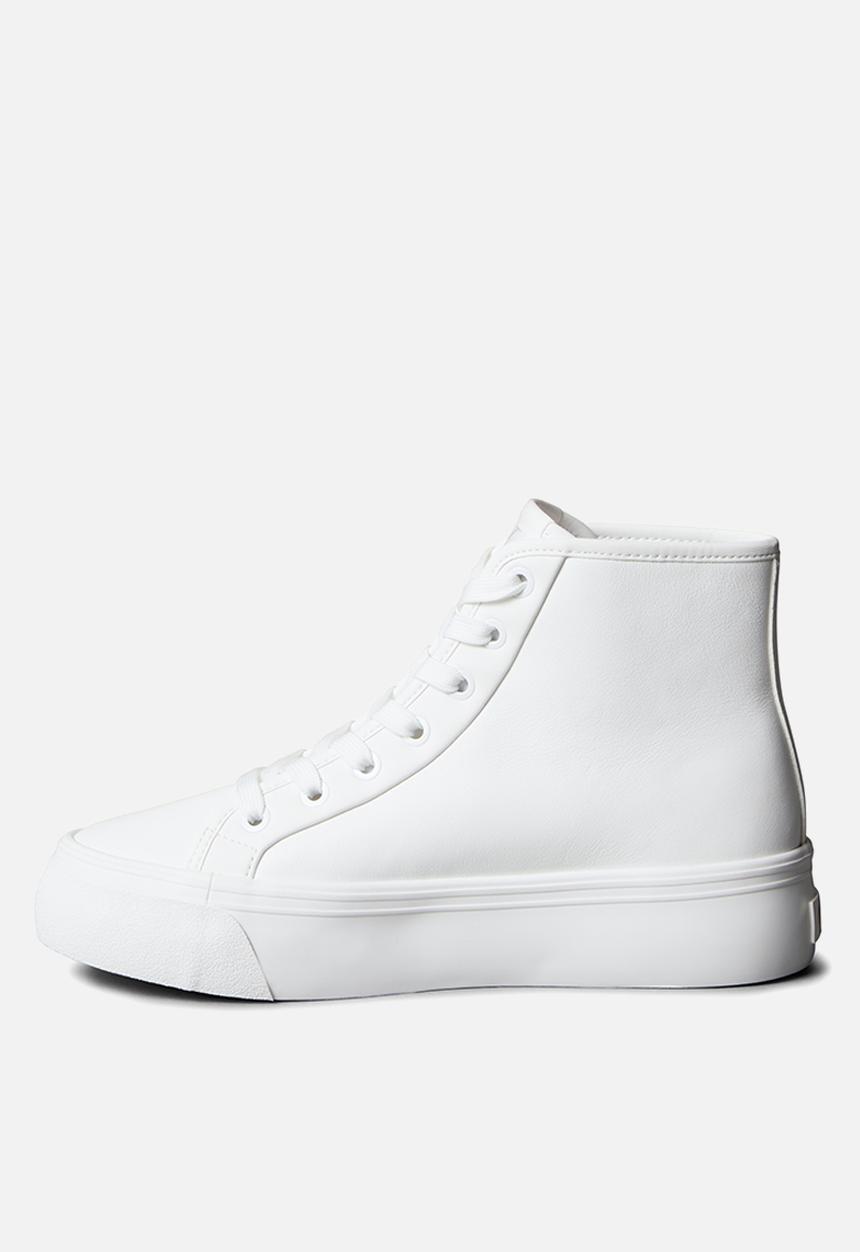 Calvin Klein - Vulc Flatf High Top - Triple Bright White