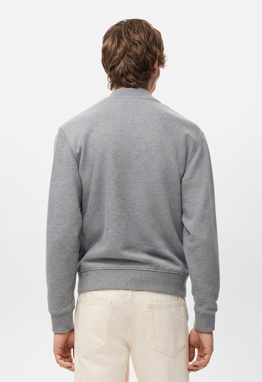 MANGO - Sweatshirt Cerlerb - Light Grey Denim