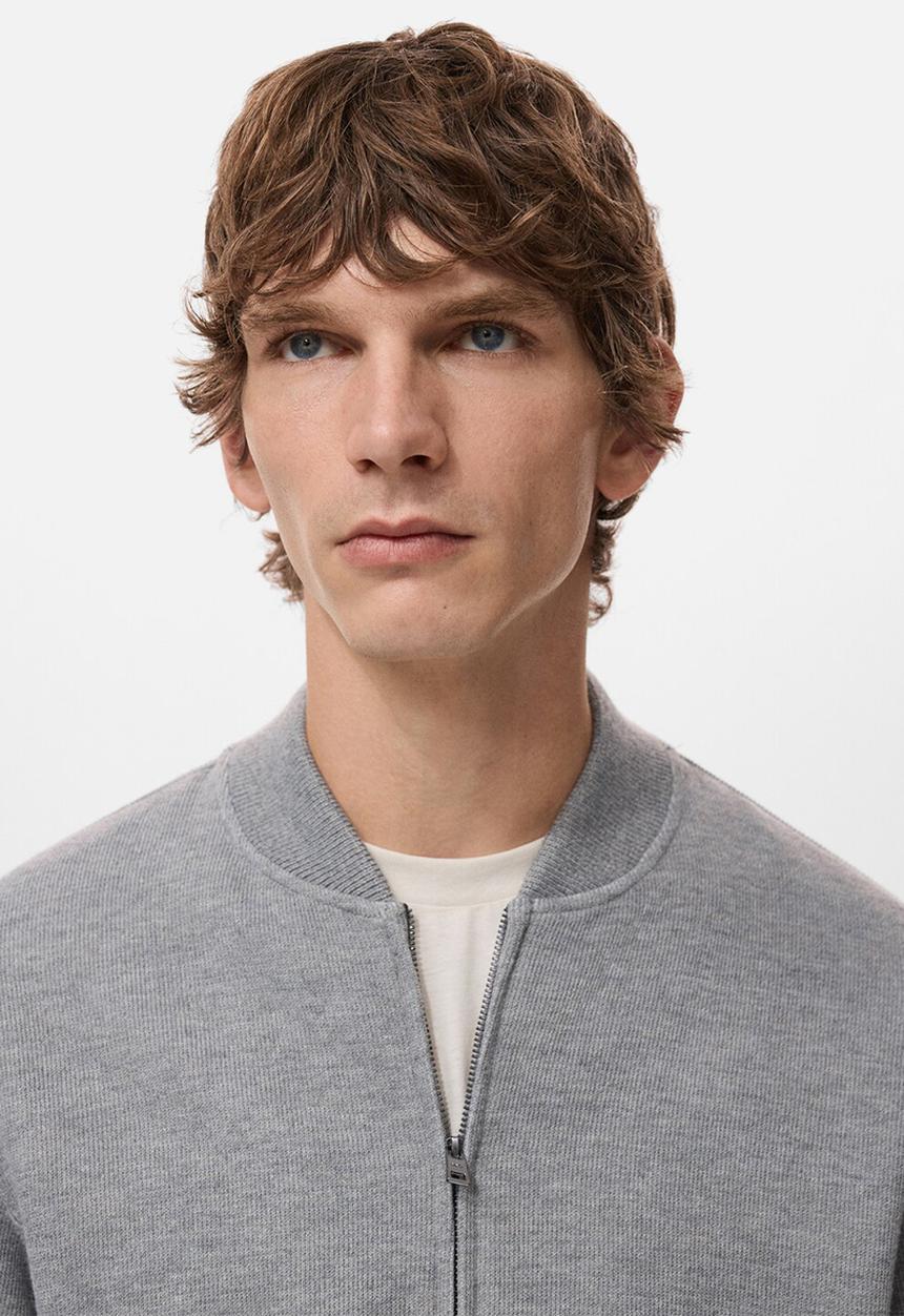 MANGO - Sweatshirt Cerlerb - Light Grey Denim