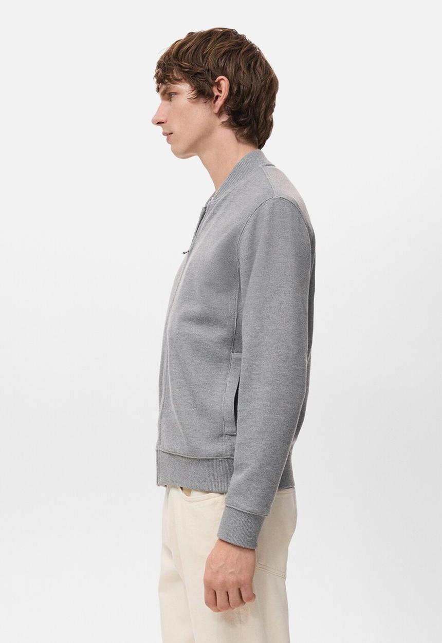 MANGO - Sweatshirt Cerlerb - Light Grey Denim