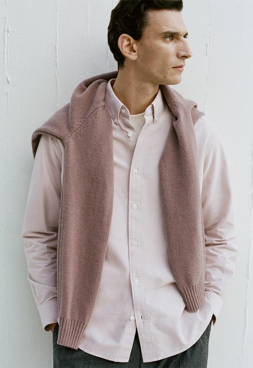 MANGO - Shirtoxford - Pastel Pink