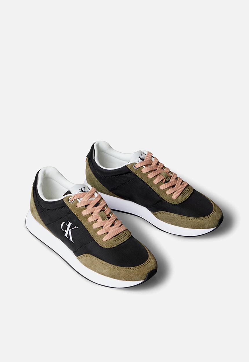 Calvin Klein - Retro Runner Lace Up - Black Capers