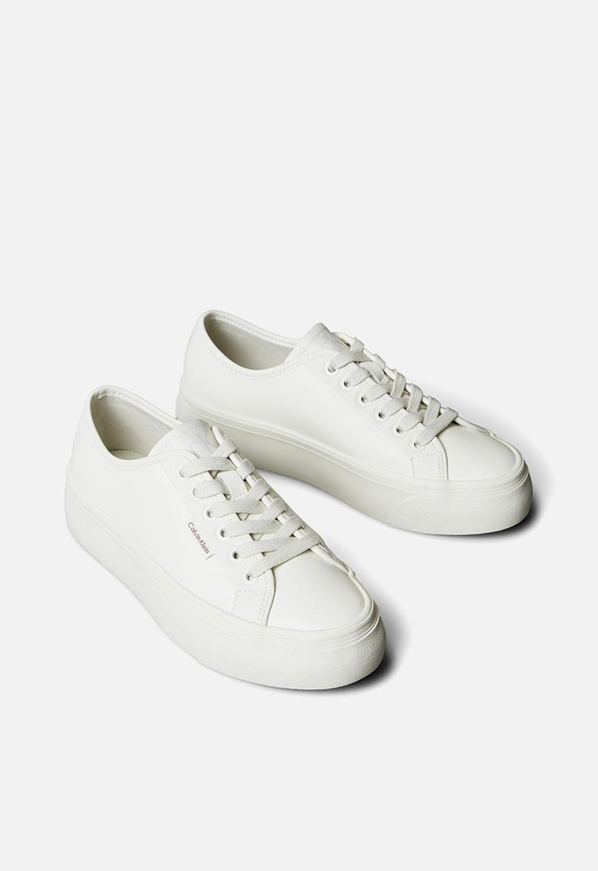 Calvin Klein - Vulc Flatform Lace Up - Lily White