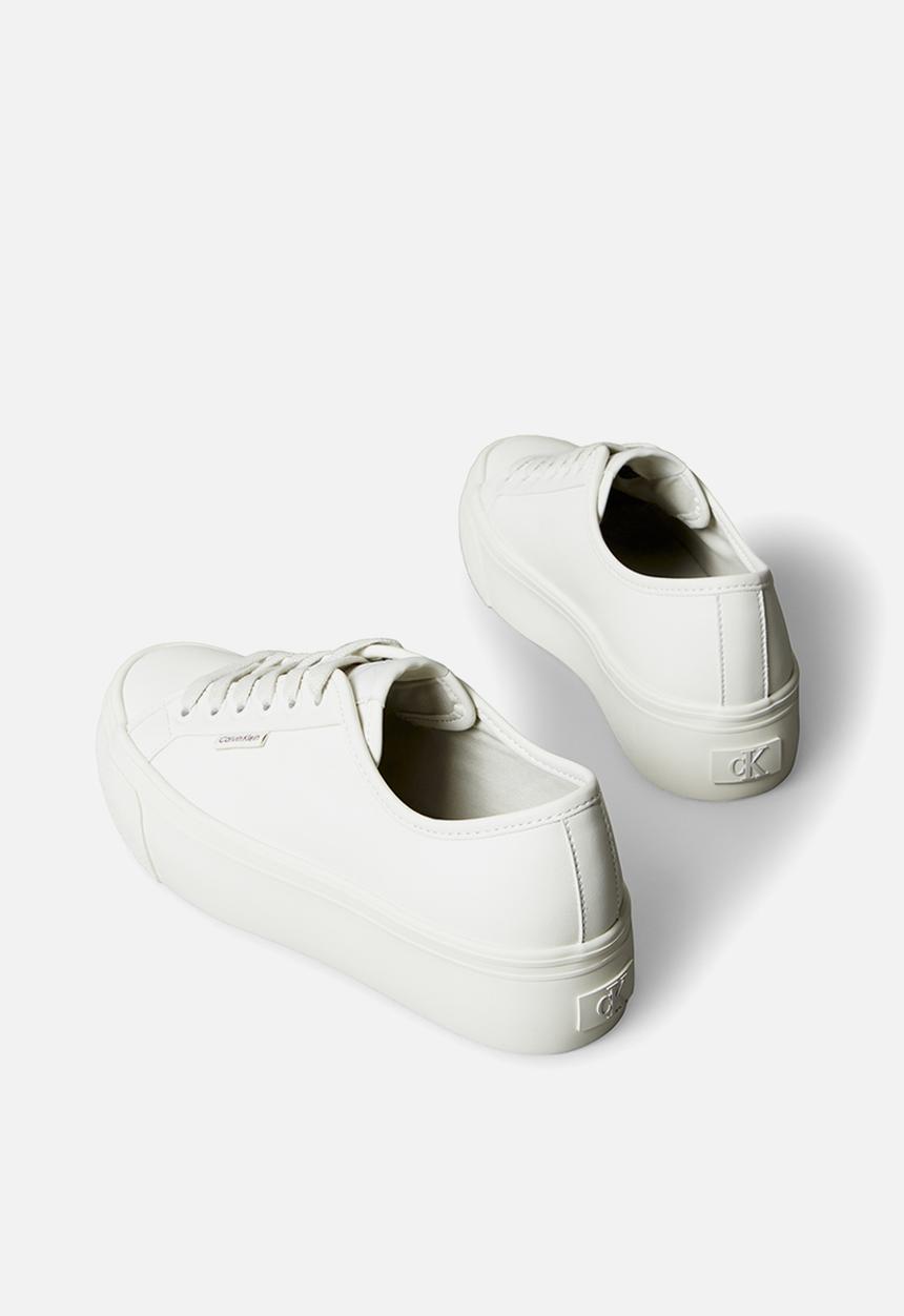 Calvin Klein - Vulc Flatform Lace Up - Lily White