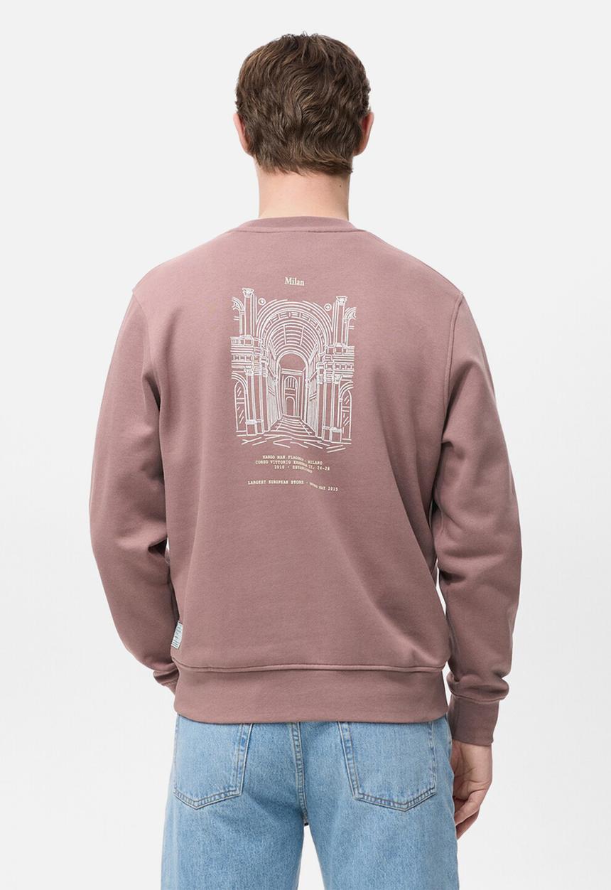 MANGO - Sweatshirt Corso  - Pastel Pink