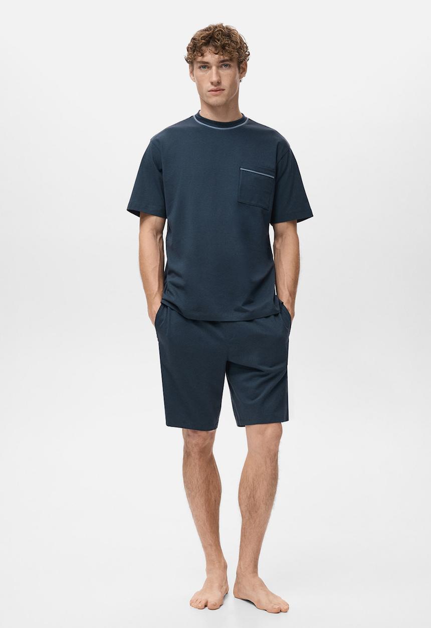 MANGO - Pijama pack sleep - Navy