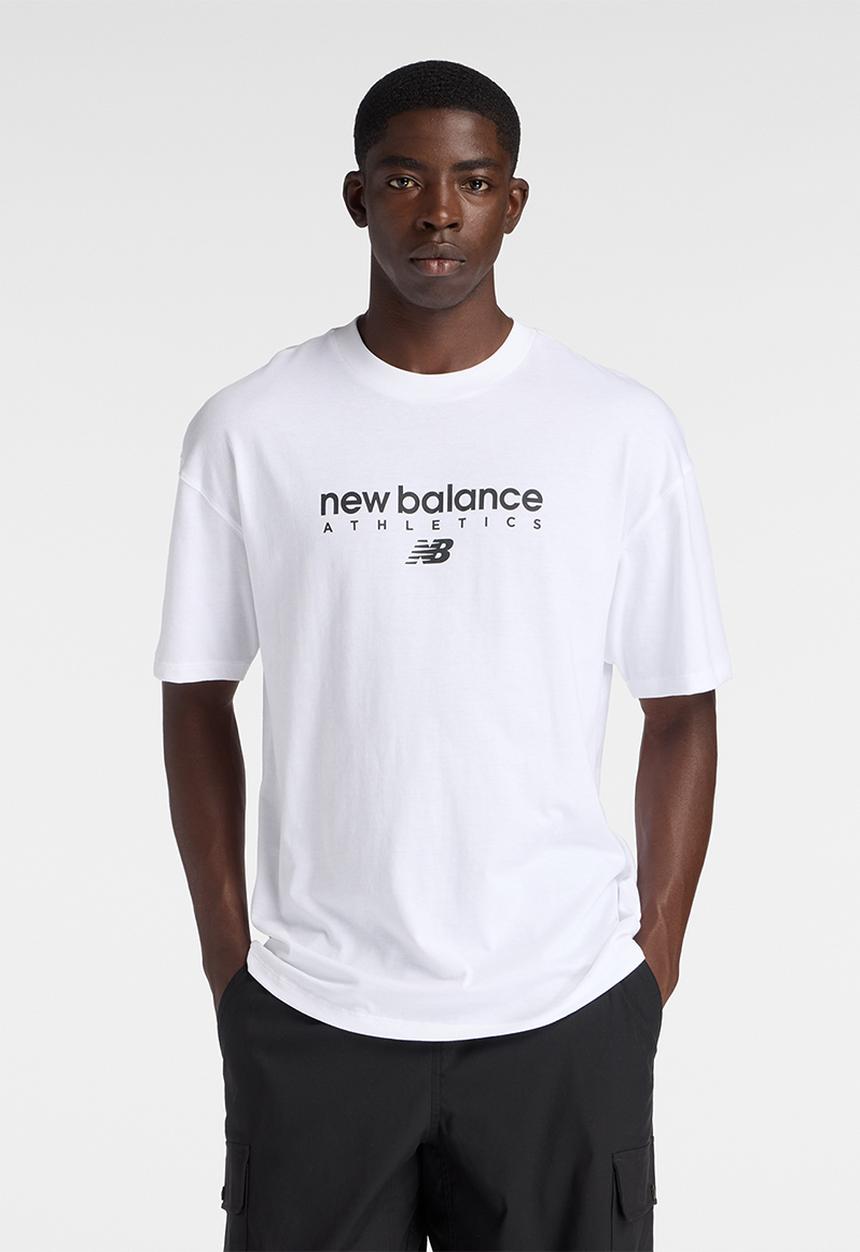 New Balance  - Trackside T-Shirt-White