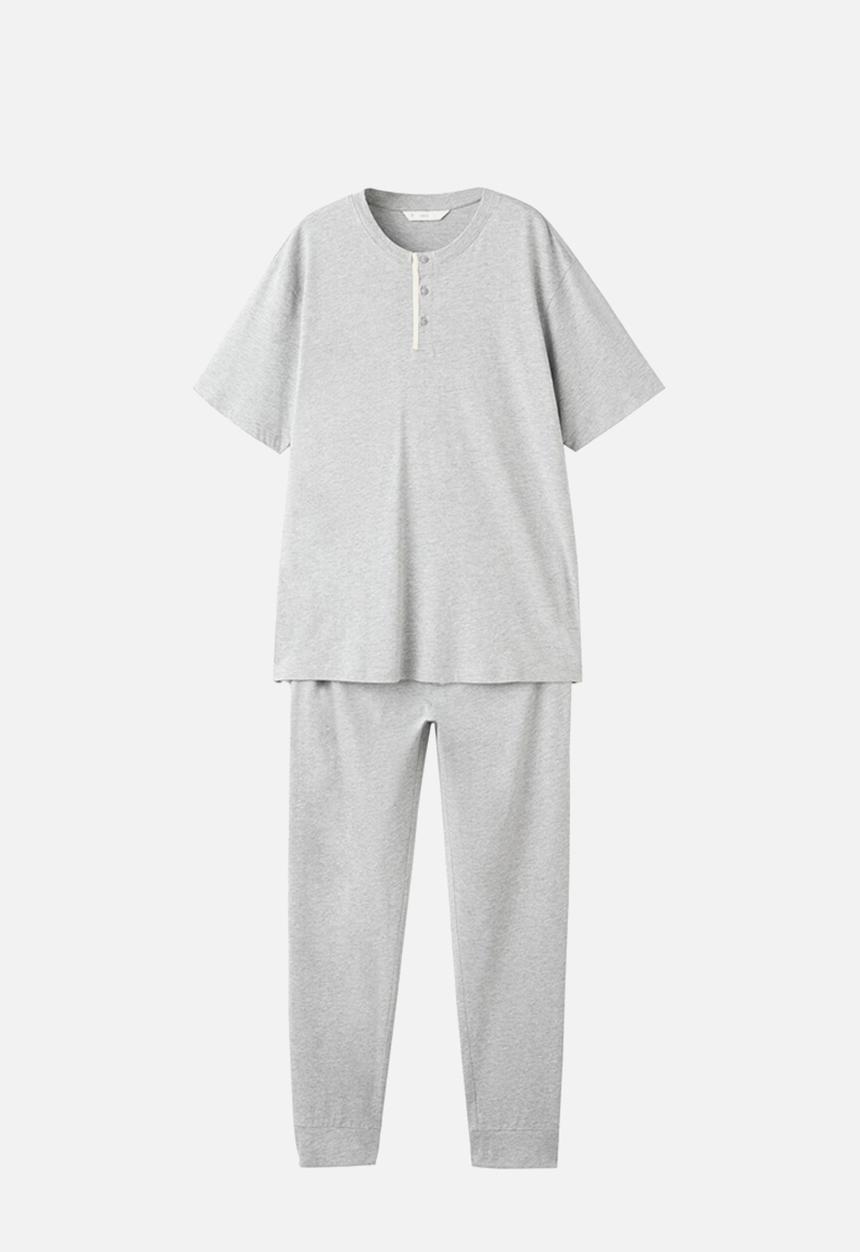 MANGO - Pijamapacknightcot - Grey