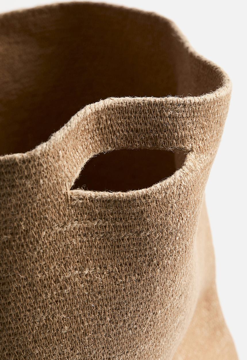H&M - Jute storage basket - light beige