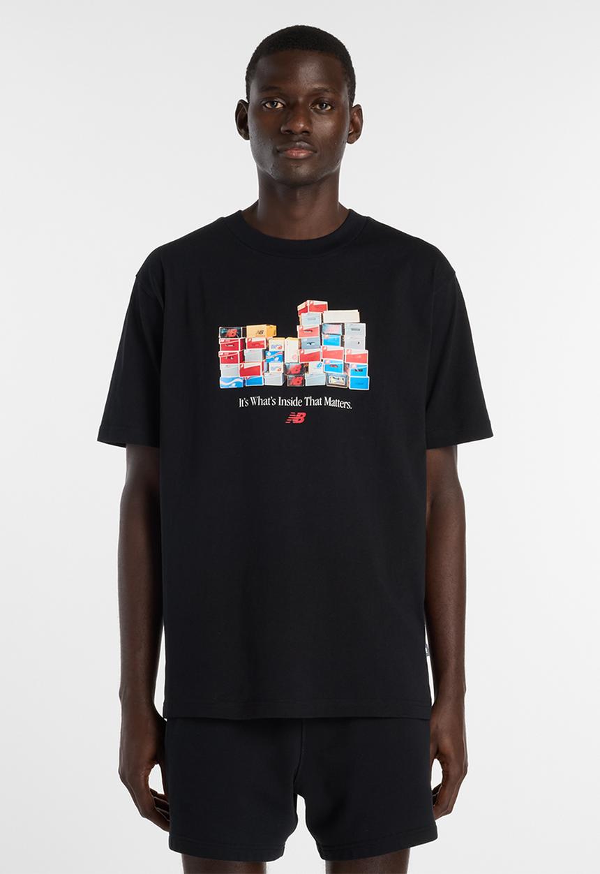 New Balance  - Boxes T-Shirt - Black