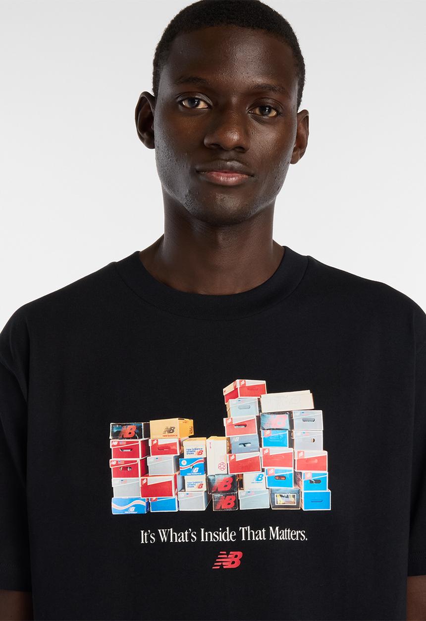 New Balance  - Boxes T-Shirt - Black