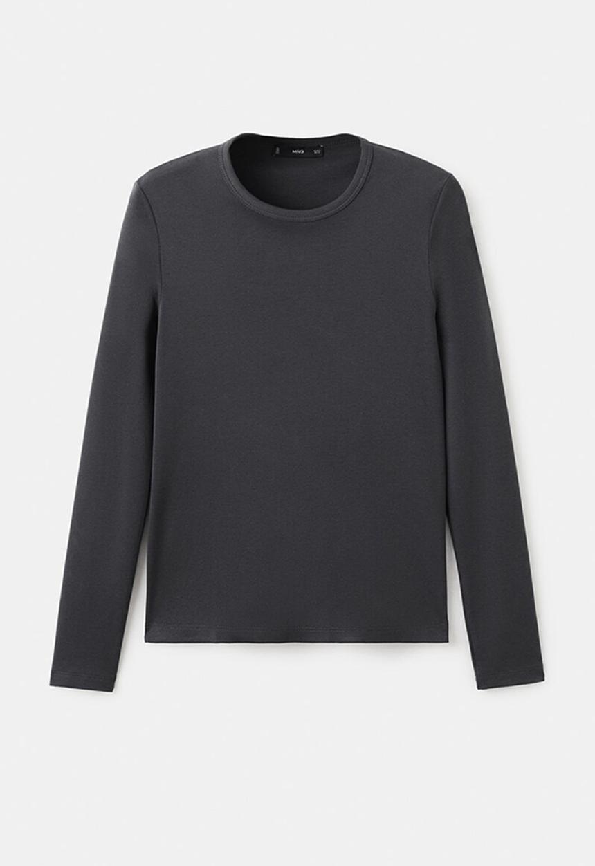 MANGO - T-shirt nisa - charcoal