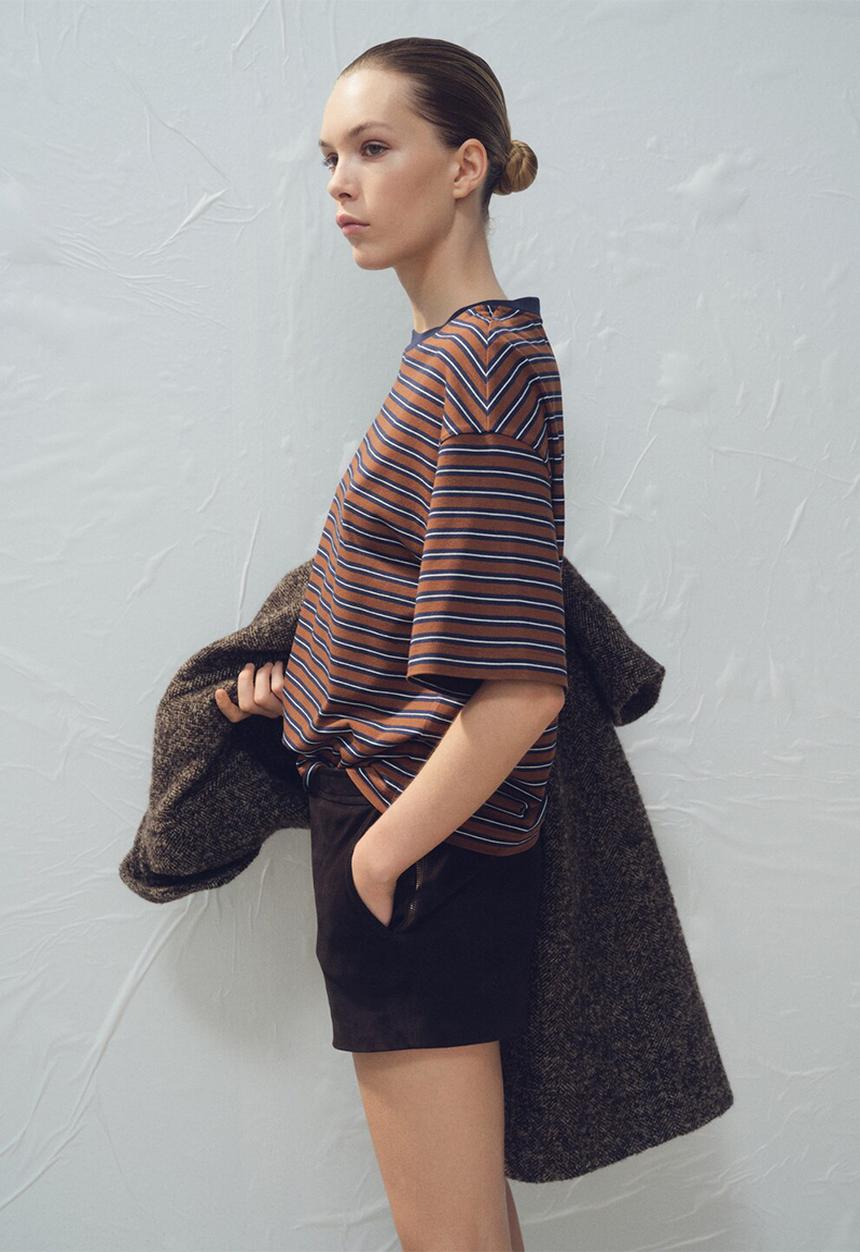 MANGO - T-shirt rali - rust/copper