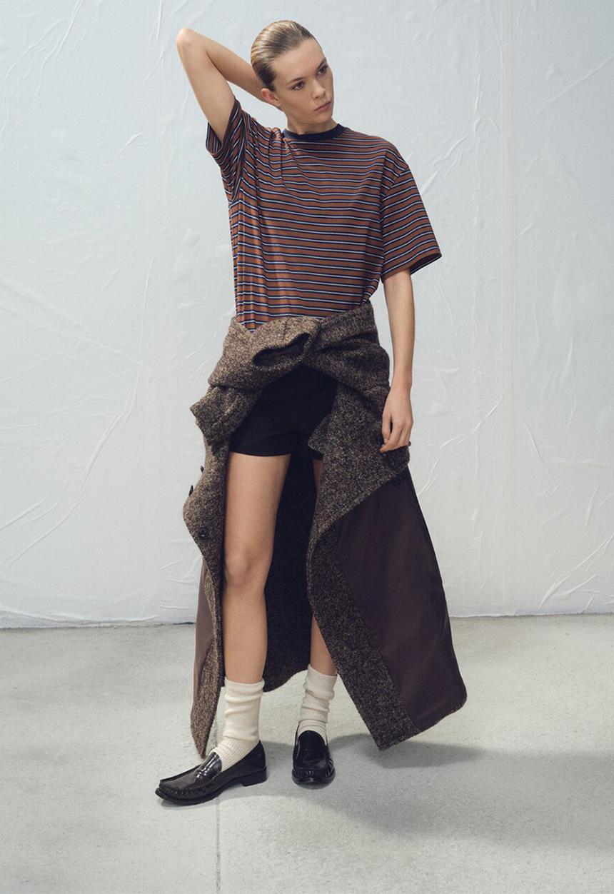 MANGO - T-shirt rali - rust/copper