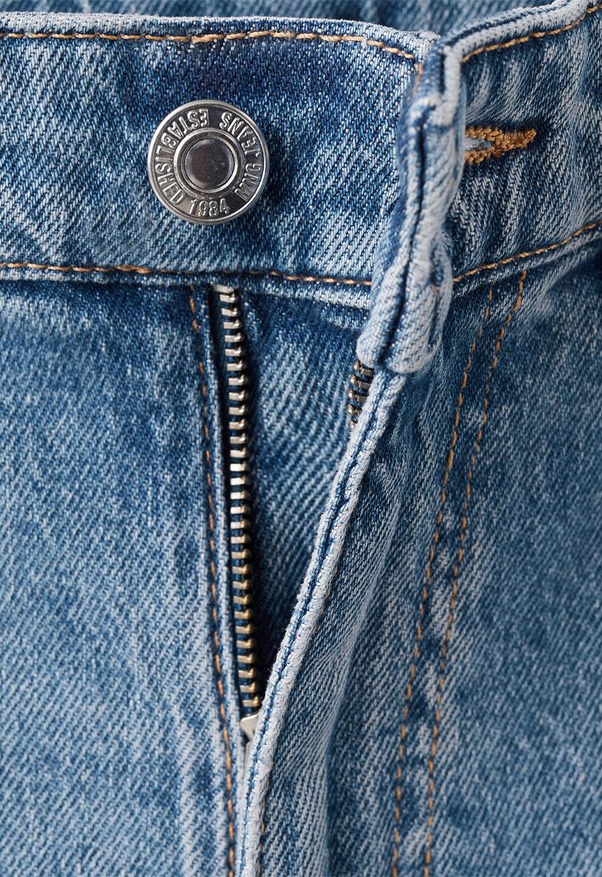 MANGO - Jeans newmom - medium blue