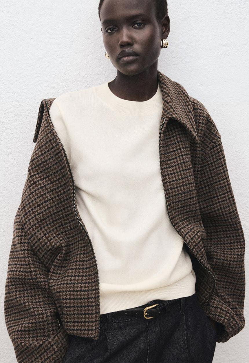 MANGO - Sweater regalo - light beige