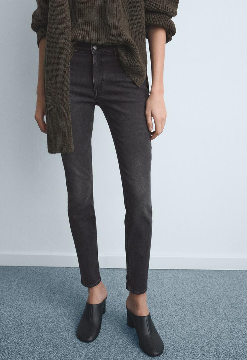 MANGO - Jeans newisa - open grey