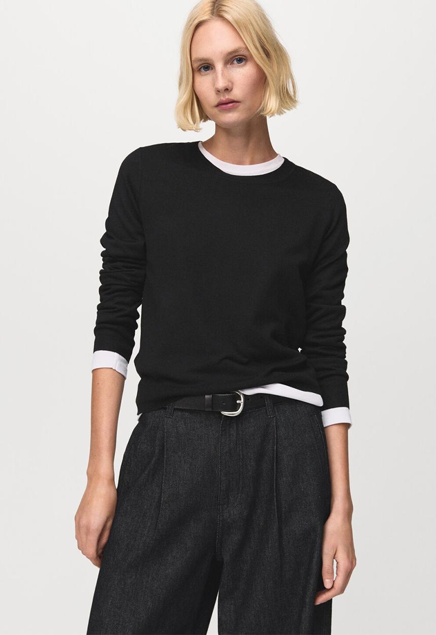 MANGO - Sweater lucca  -  black