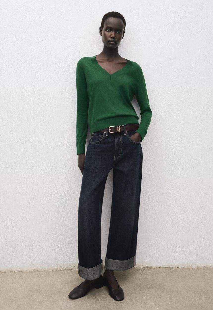 MANGO - Sweater luccav - dark green