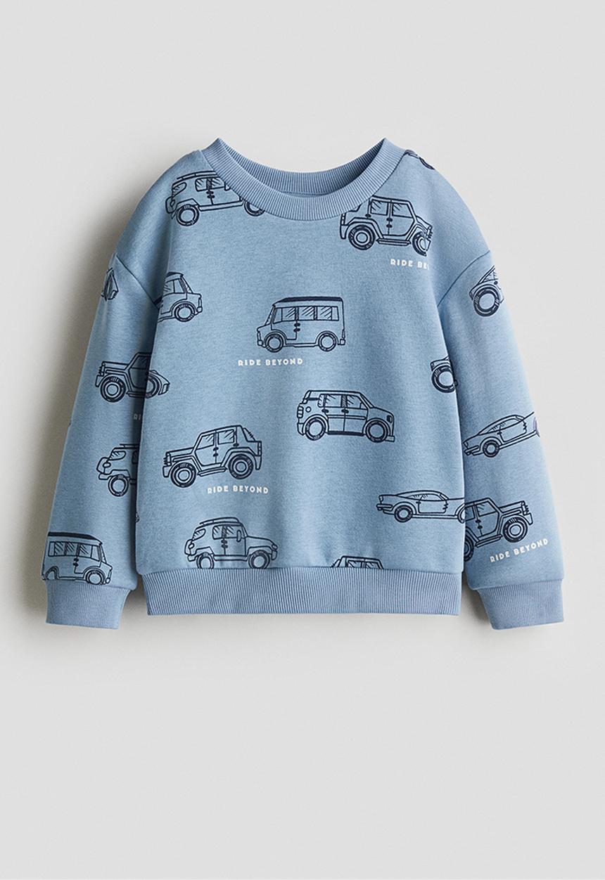 H&M - Sweatshirt - blue cars